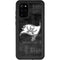 NFL Tampa Bay Buccaneers Black & White Galaxy S20 Plus Waterproof Case
