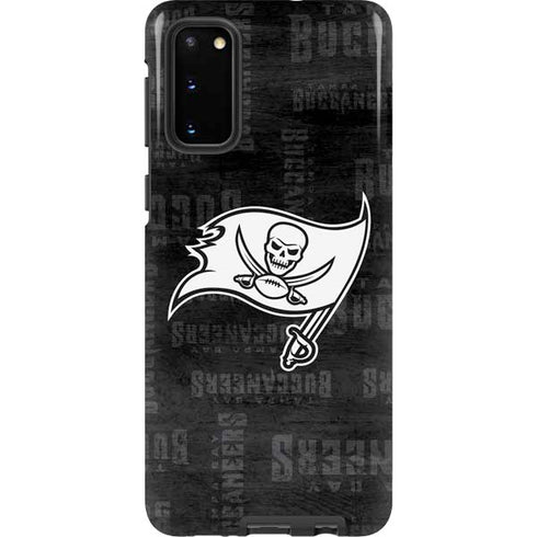 NFL Tampa Bay Buccaneers Black & White Galaxy S20 Pro Case