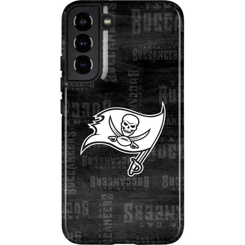 NFL Tampa Bay Buccaneers Black & White Galaxy S22 Plus Pro Case