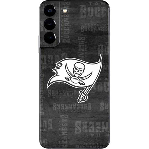 NFL Tampa Bay Buccaneers Black & White Galaxy S22 Plus Skin