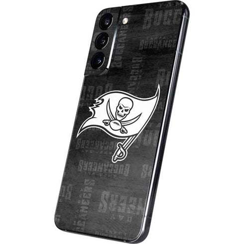 NFL Tampa Bay Buccaneers Black & White Galaxy S22 Plus Skin