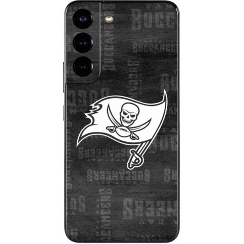 NFL Tampa Bay Buccaneers Black & White Galaxy S22 Skin