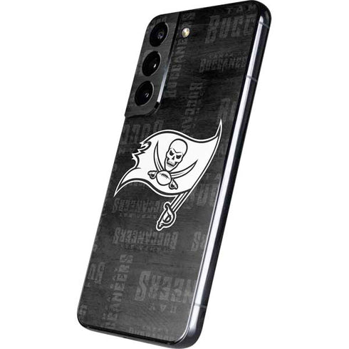 NFL Tampa Bay Buccaneers Black & White Galaxy S22 Skin