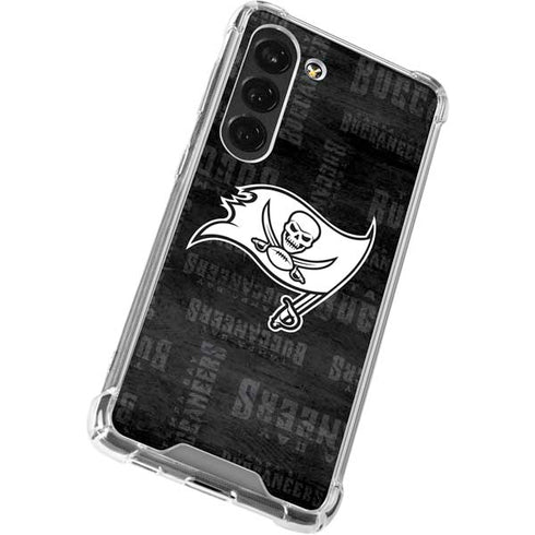 NFL Tampa Bay Buccaneers Black & White Galaxy S23 Clear Case
