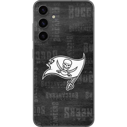 NFL Tampa Bay Buccaneers Black & White Galaxy S23 FE Skin
