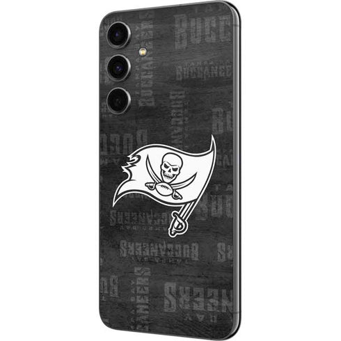 NFL Tampa Bay Buccaneers Black & White Galaxy S23 FE Skin