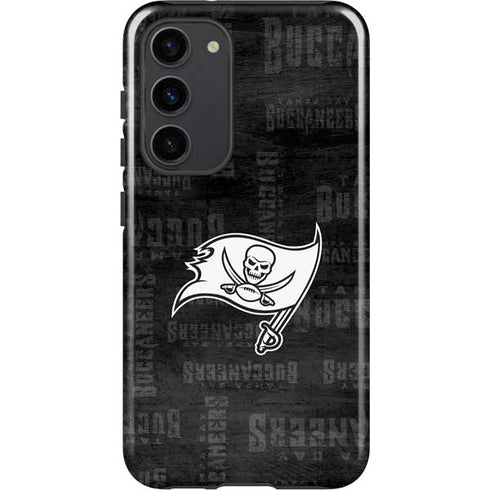 NFL Tampa Bay Buccaneers Black & White Galaxy S23 Plus Pro Case