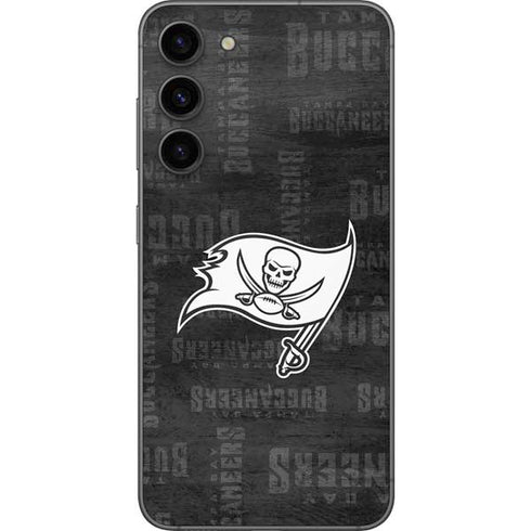 NFL Tampa Bay Buccaneers Black & White Galaxy S23 Plus Skin