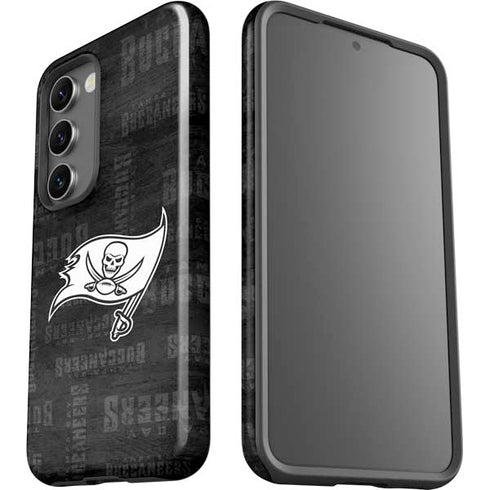 NFL Tampa Bay Buccaneers Black & White Galaxy S23 Pro Case
