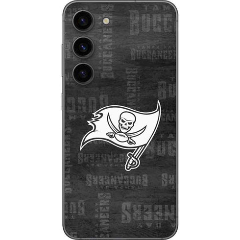 NFL Tampa Bay Buccaneers Black & White Galaxy S23 Skin