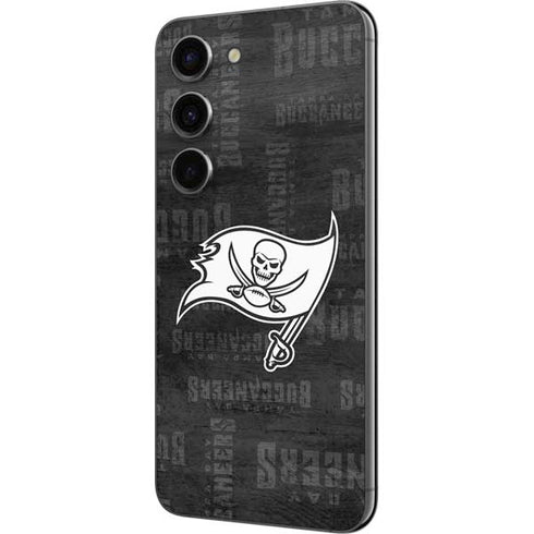 NFL Tampa Bay Buccaneers Black & White Galaxy S23 Skin