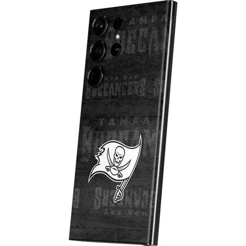 NFL Tampa Bay Buccaneers Black & White Galaxy S23 Ultra Skin