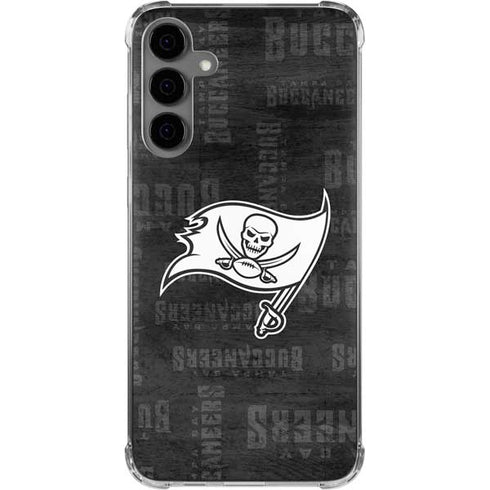 NFL Tampa Bay Buccaneers Black & White Galaxy S24 Plus Clear Case