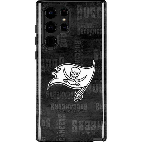 NFL Tampa Bay Buccaneers Black & White Galaxy S24 Ultra Impact Case