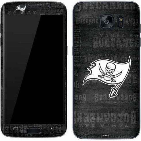 NFL Tampa Bay Buccaneers Black & White Galaxy S7 Skin