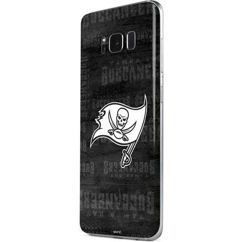 NFL Tampa Bay Buccaneers Black & White Galaxy S8 Skin