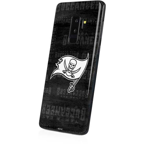 NFL Tampa Bay Buccaneers Black & White Galaxy S9 Plus Skin