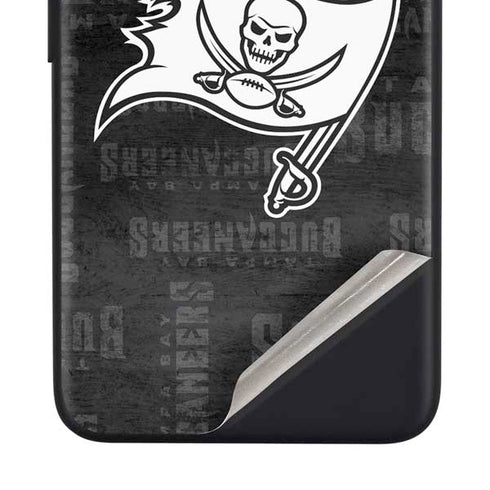 NFL Tampa Bay Buccaneers Black & White Google Pixel 4a Skin