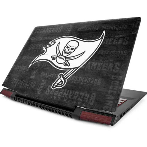 NFL Tampa Bay Buccaneers Black & White Lenovo IdeaPad Skin