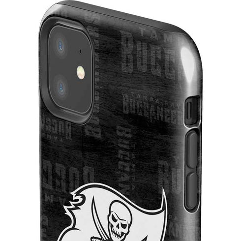 NFL Tampa Bay Buccaneers Black & White iPhone 11 Impact Case