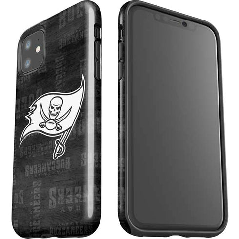 NFL Tampa Bay Buccaneers Black & White iPhone 11 Impact Case