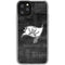 NFL Tampa Bay Buccaneers Black & White iPhone 11 Pro Clear Case