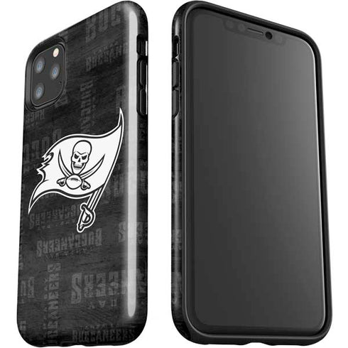 NFL Tampa Bay Buccaneers Black & White iPhone 11 Pro Max Impact Case