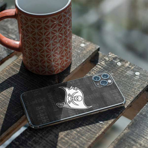 NFL Tampa Bay Buccaneers Black & White iPhone 11 Pro Max Skin
