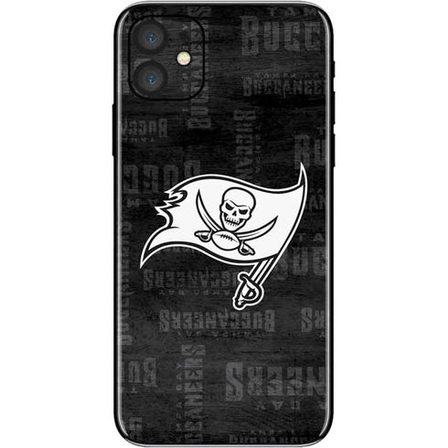 NFL Tampa Bay Buccaneers Black & White iPhone 11 Skin