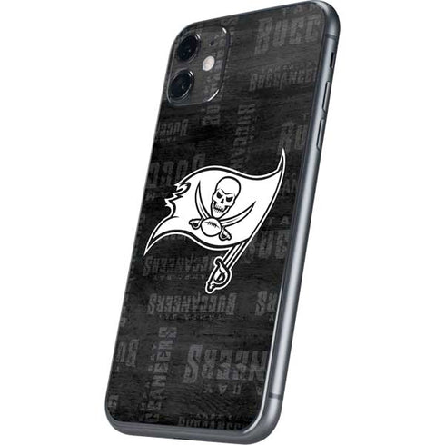 NFL Tampa Bay Buccaneers Black & White iPhone 11 Skin