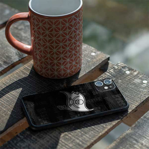 NFL Tampa Bay Buccaneers Black & White iPhone 11 Skin