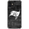 NFL Tampa Bay Buccaneers Black & White iPhone 12 Clear Case