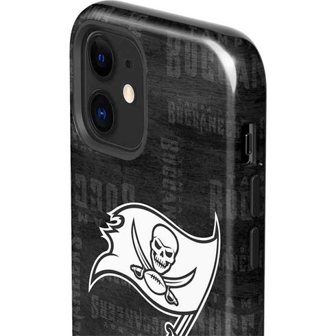NFL Tampa Bay Buccaneers Black & White iPhone 12 Impact Case