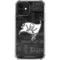 NFL Tampa Bay Buccaneers Black & White iPhone 12 Mini Clear Case