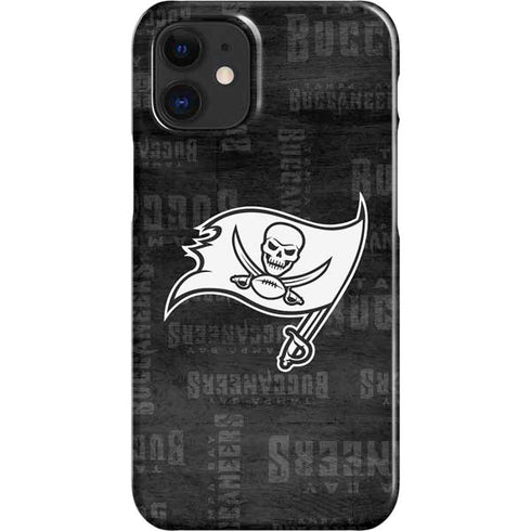 NFL Tampa Bay Buccaneers Black & White iPhone 12 Mini Lite Case