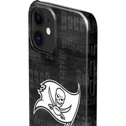 NFL Tampa Bay Buccaneers Black & White iPhone 12 Mini Lite Case