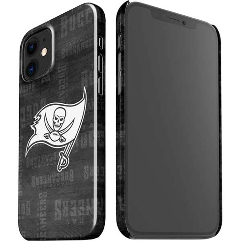 NFL Tampa Bay Buccaneers Black & White iPhone 12 Mini Lite Case