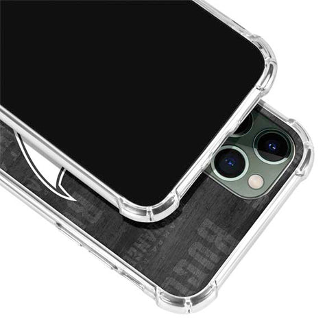 NFL Tampa Bay Buccaneers Black & White iPhone 12 Pro Clear Case