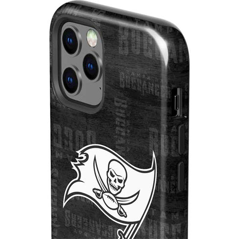 NFL Tampa Bay Buccaneers Black & White iPhone 12 Pro Impact Case