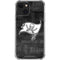 NFL Tampa Bay Buccaneers Black & White iPhone 13 Clear Case