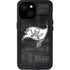 NFL Tampa Bay Buccaneers Black & White iPhone 13 Mini Waterproof Case
