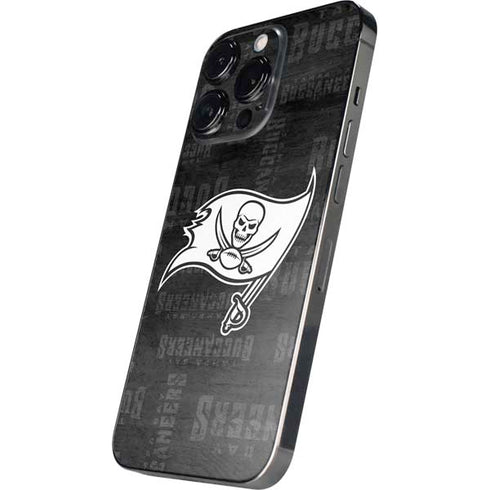 NFL Tampa Bay Buccaneers Black & White iPhone 13 Pro Max Skin