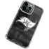 NFL Tampa Bay Buccaneers Black & White iPhone 15 Pro Clear Case