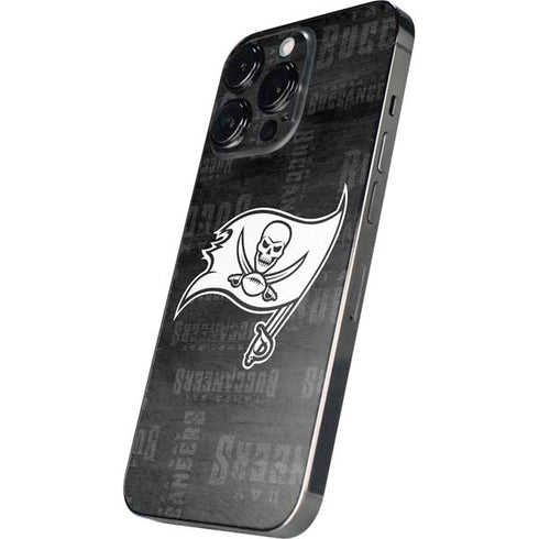NFL Tampa Bay Buccaneers Black & White iPhone 14 Pro Max Skin