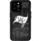 NFL Tampa Bay Buccaneers Black & White iPhone 14 Pro Max Waterproof Case