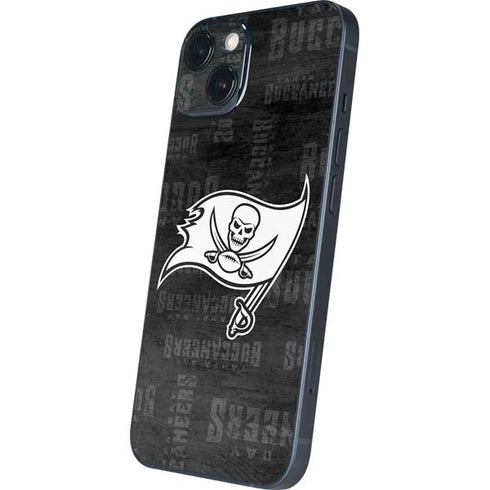 NFL Tampa Bay Buccaneers Black & White iPhone 14 Skin