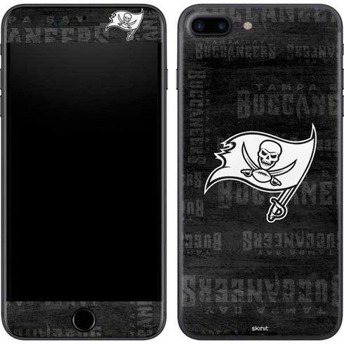 NFL Tampa Bay Buccaneers Black & White iPhone 7 Plus Skin