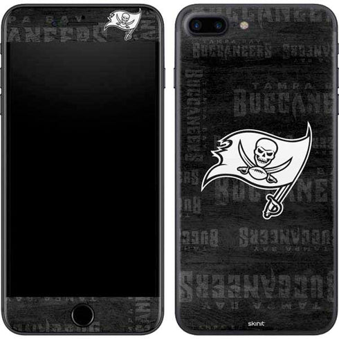 NFL Tampa Bay Buccaneers Black & White iPhone 8 Plus Skin