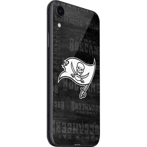 NFL Tampa Bay Buccaneers Black & White iPhone SE (2nd & 3rd Gen) Skin