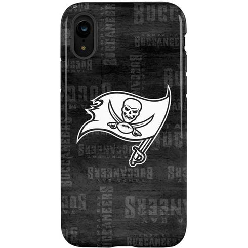 NFL Tampa Bay Buccaneers Black & White iPhone XR Pro Case